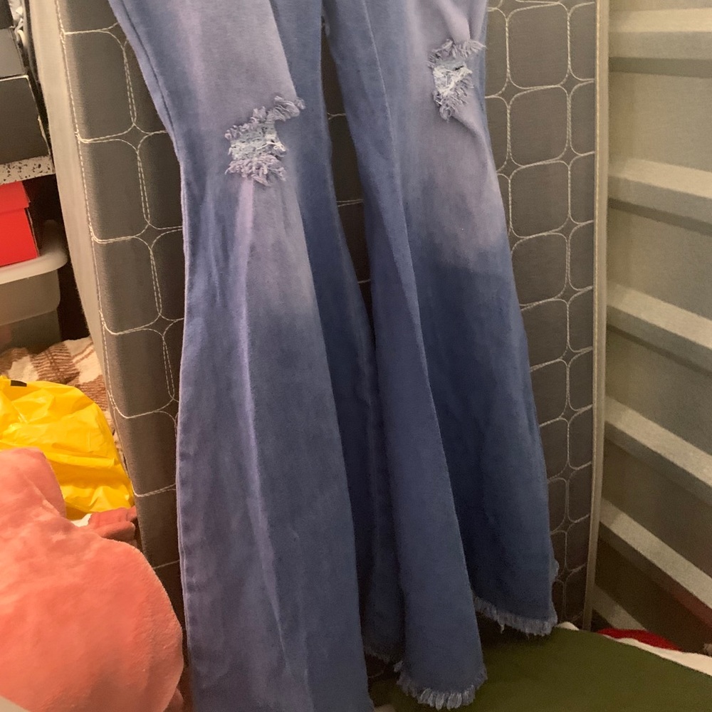 Bell bottom flare jeans